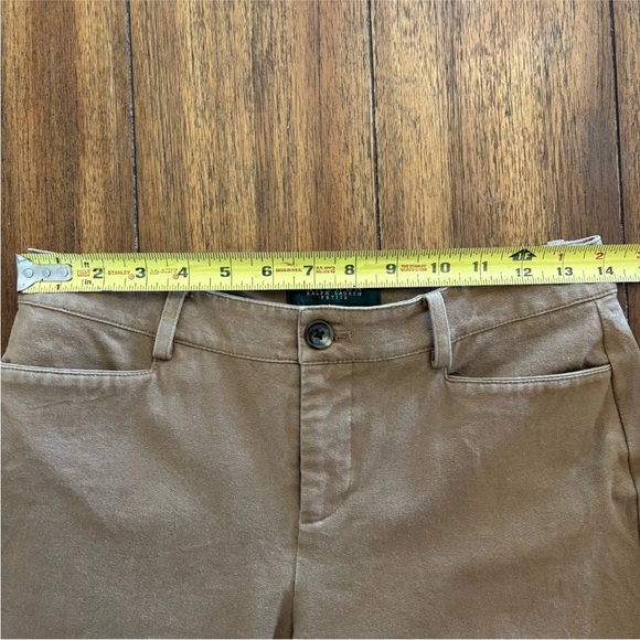 Lauren Ralph Lauren Women's Caitlin Brown Chino Pants, Size 2P - Picture 8 of 9